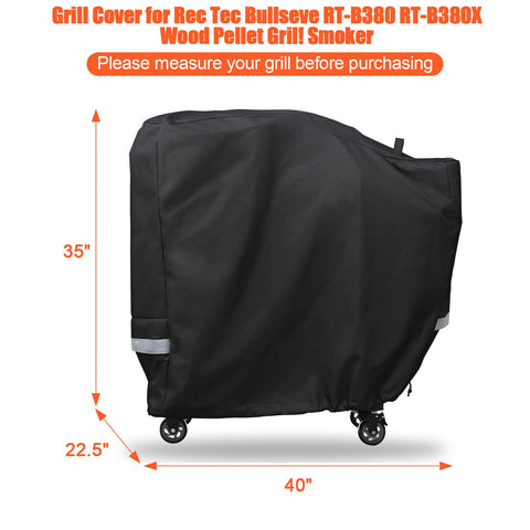 QuliMetal heavy-duty 600D Oxford fabric shields grills from moisture and sun