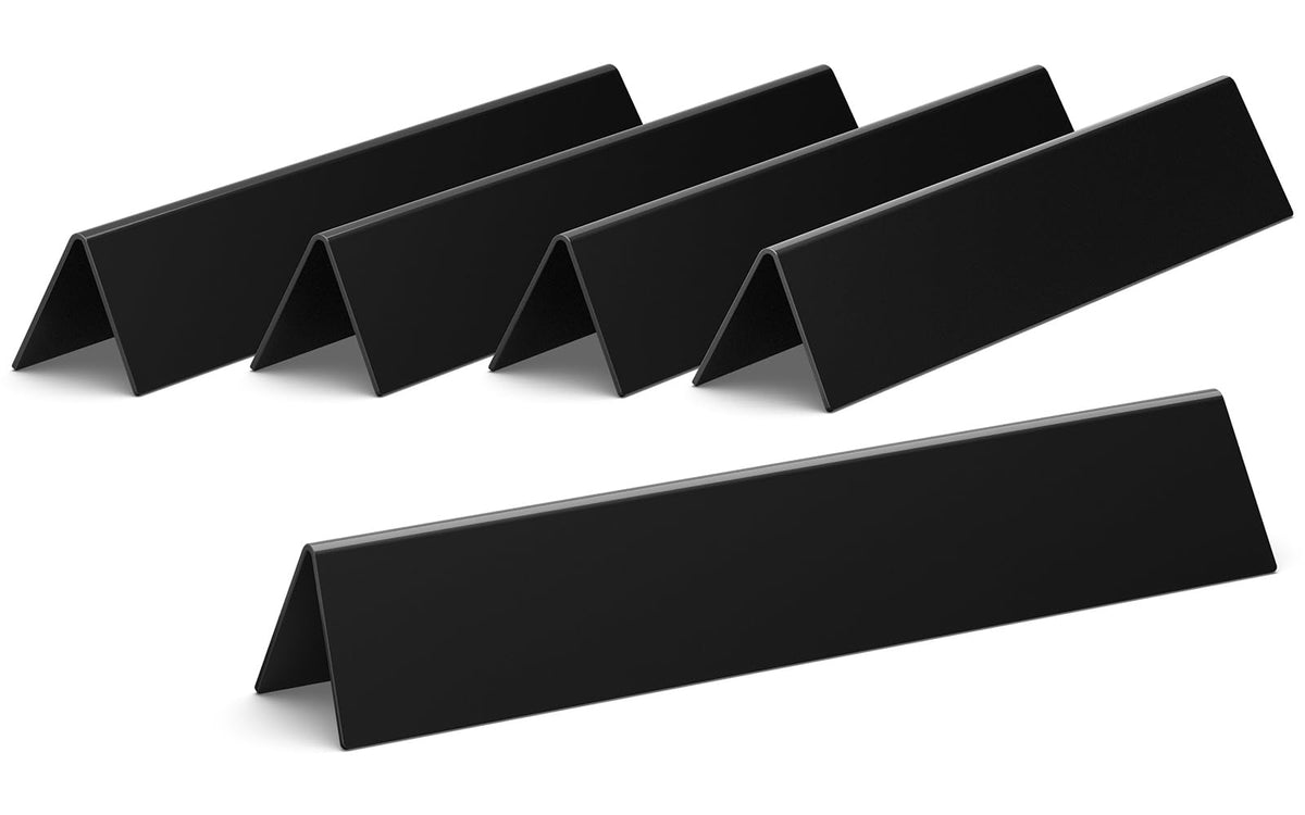 QuliMetal porcelain enamel flavorizer bars for Genesis 300 with front knobs, enabling even heat.