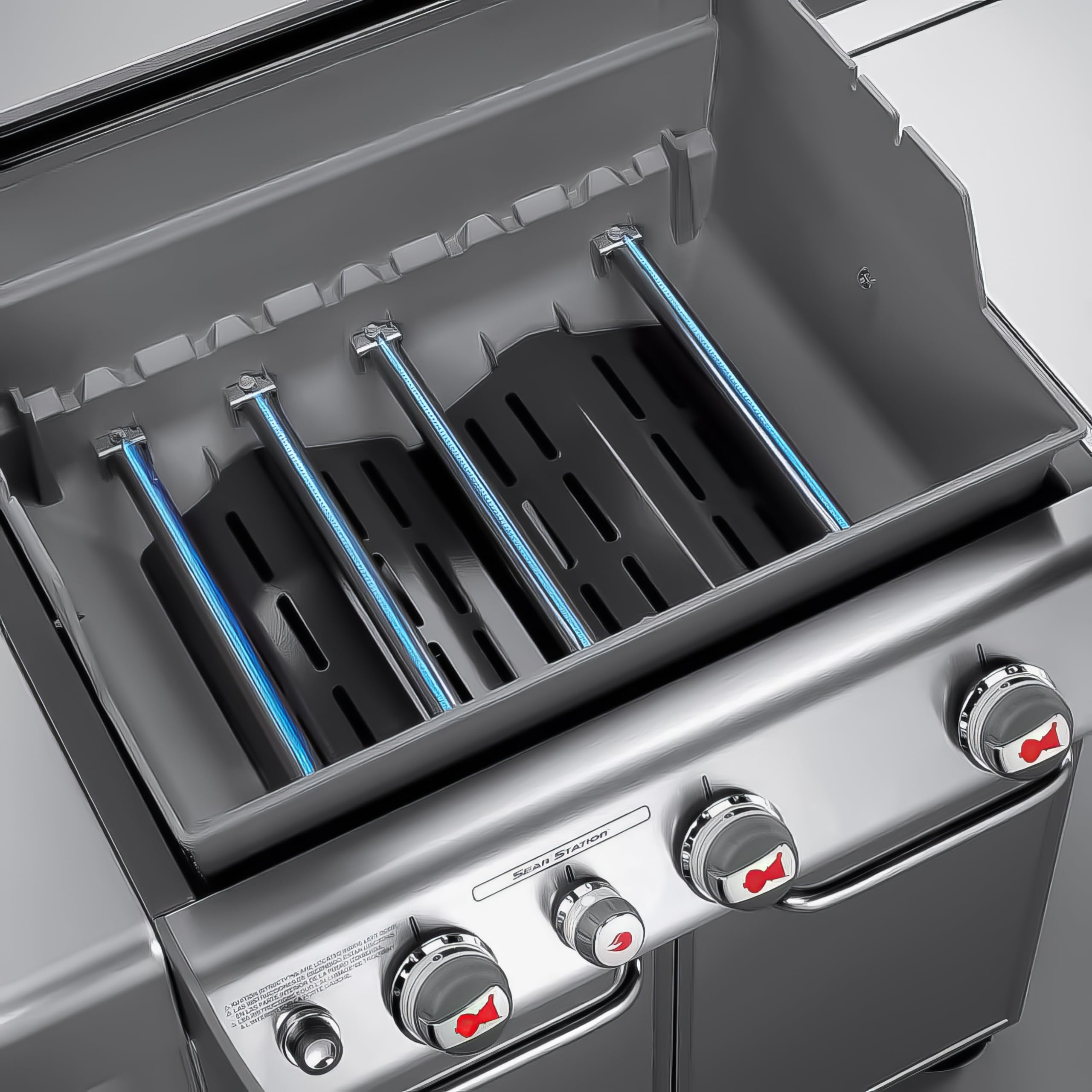 QuliMetal 304 stainless-steel burner tubes resist corrosion for lasting use.
