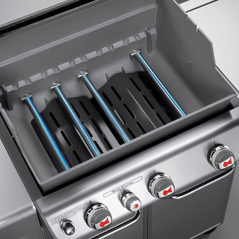 QuliMetal 304 stainless-steel burner tubes resist corrosion for lasting use.