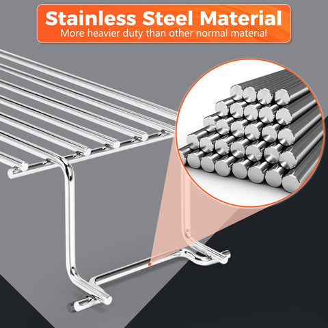 QuliMetal warming surface dimensions show ample space for buns and sides.