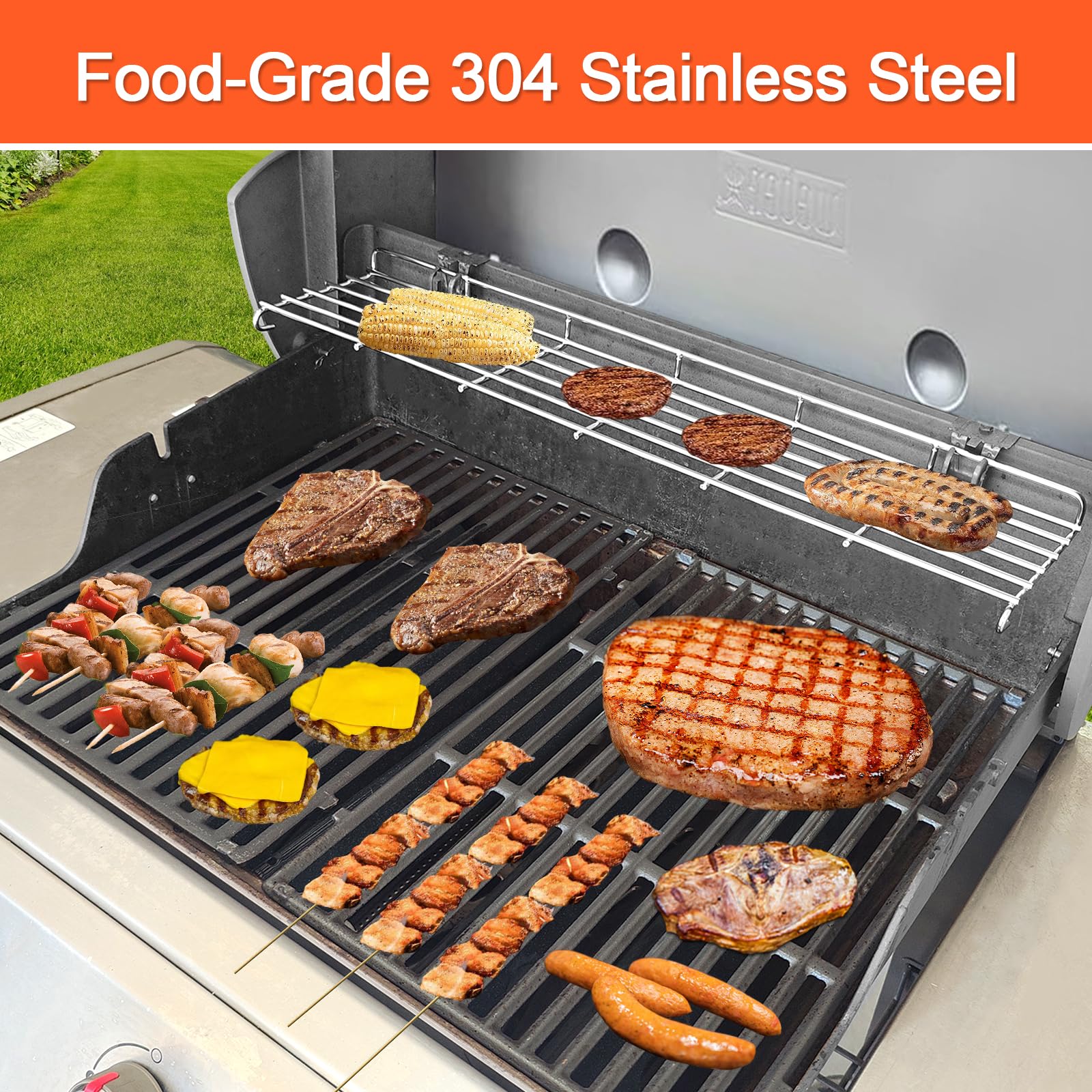 QuliMetal compatibility with Genesis II 335 ensures flexible grilling.