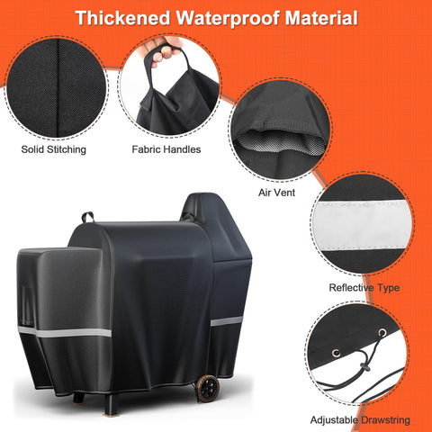 QuliMetal Z Grill 700-series cover in outdoor setup