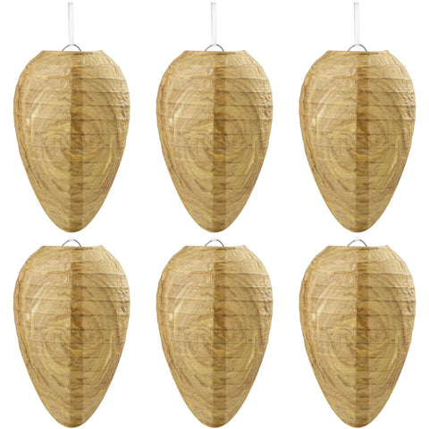 Qumenan mini wasp nest 4x6 inches for quick yard deterrence.