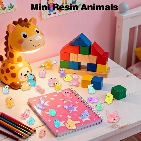 QUMMFA glow puppy resin figure for kids’ mini gardens and playful glow