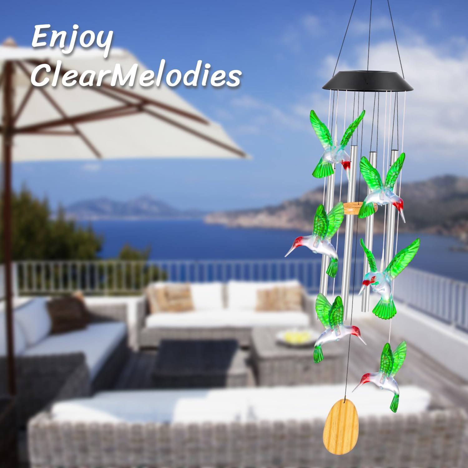 QUNPON wind chime makes a thoughtful mom or woman gift.