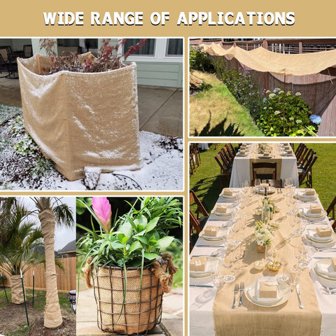 Quobiad burlap natural aroma roll with earthy scent