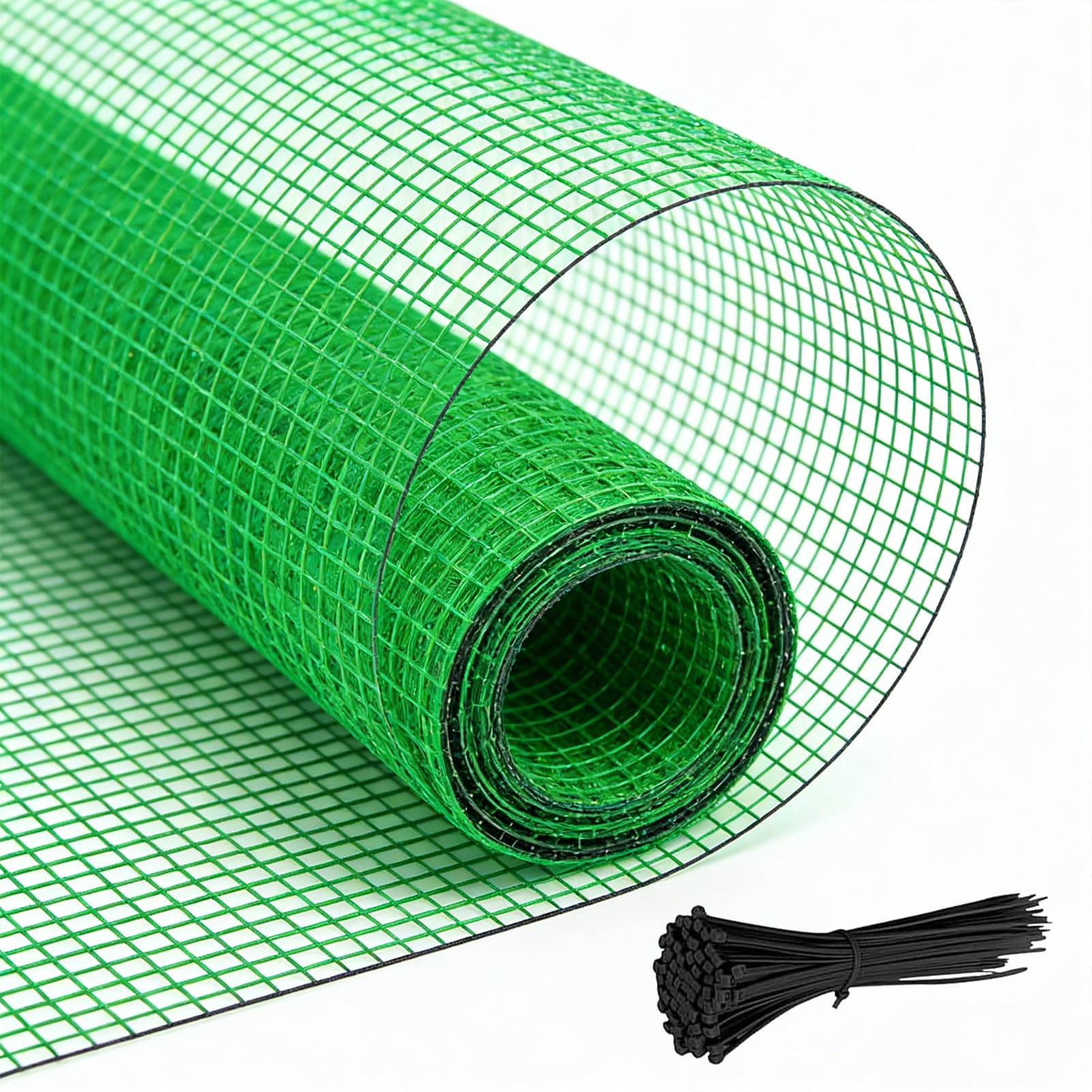 Quobiad garden fence rolled compactly for easy storage and portability.