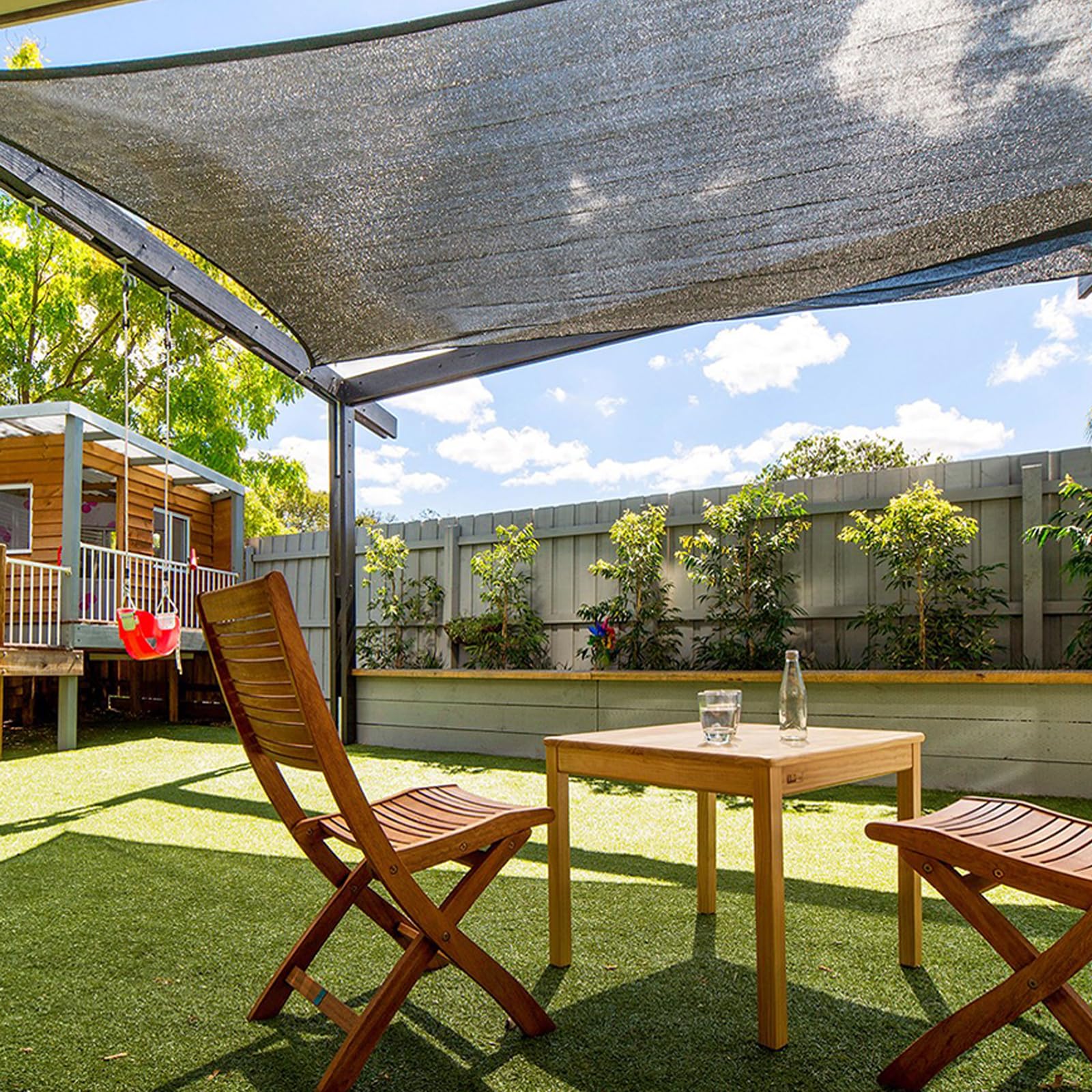 Quobiad versatile outdoor shade cloth for patios and greenhouses