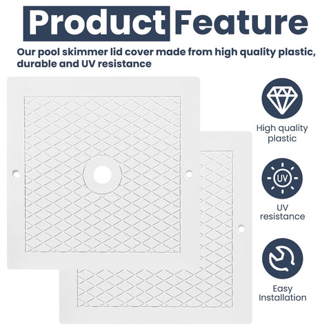 Quorvix skimmer cover works with SP082 and 1083–1086 models, reliable replacement lid