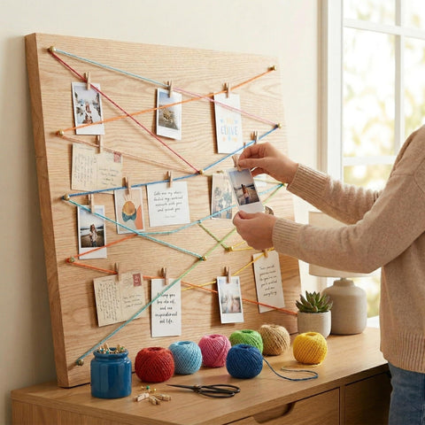 Quotidian jute twine supports plants and garden structures with natural strength