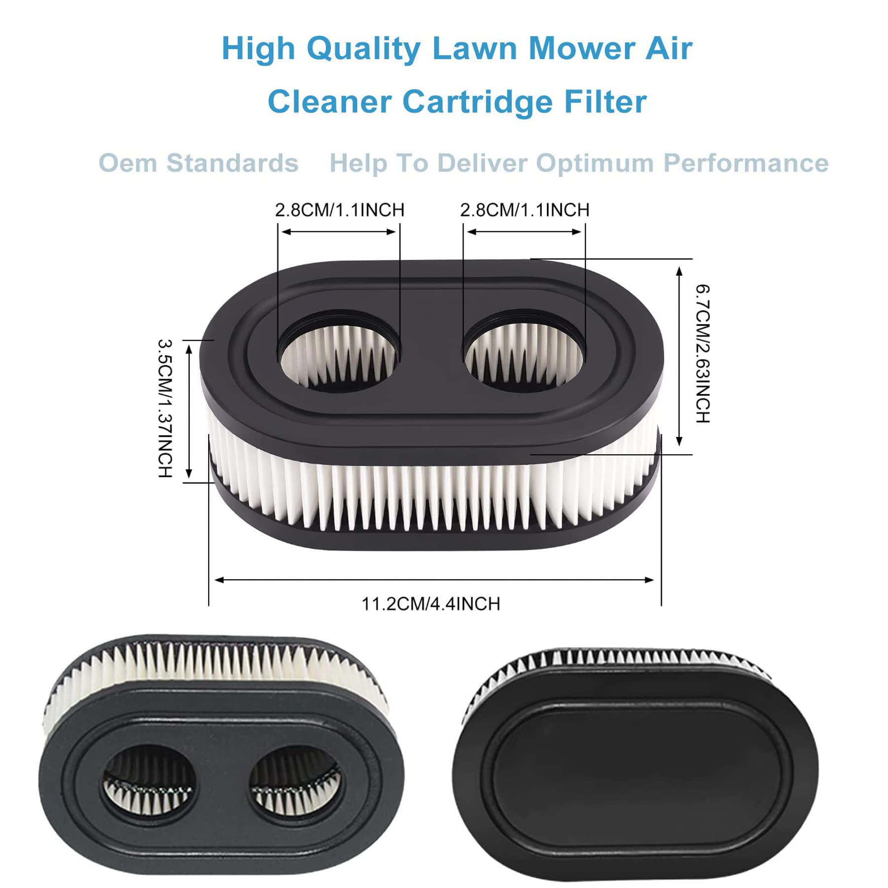 quskay 593260 fitment in action on a lawn mower engine