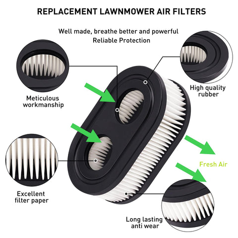 QuSkay air cleaner cartridge visual shows quick installation for maintenance.