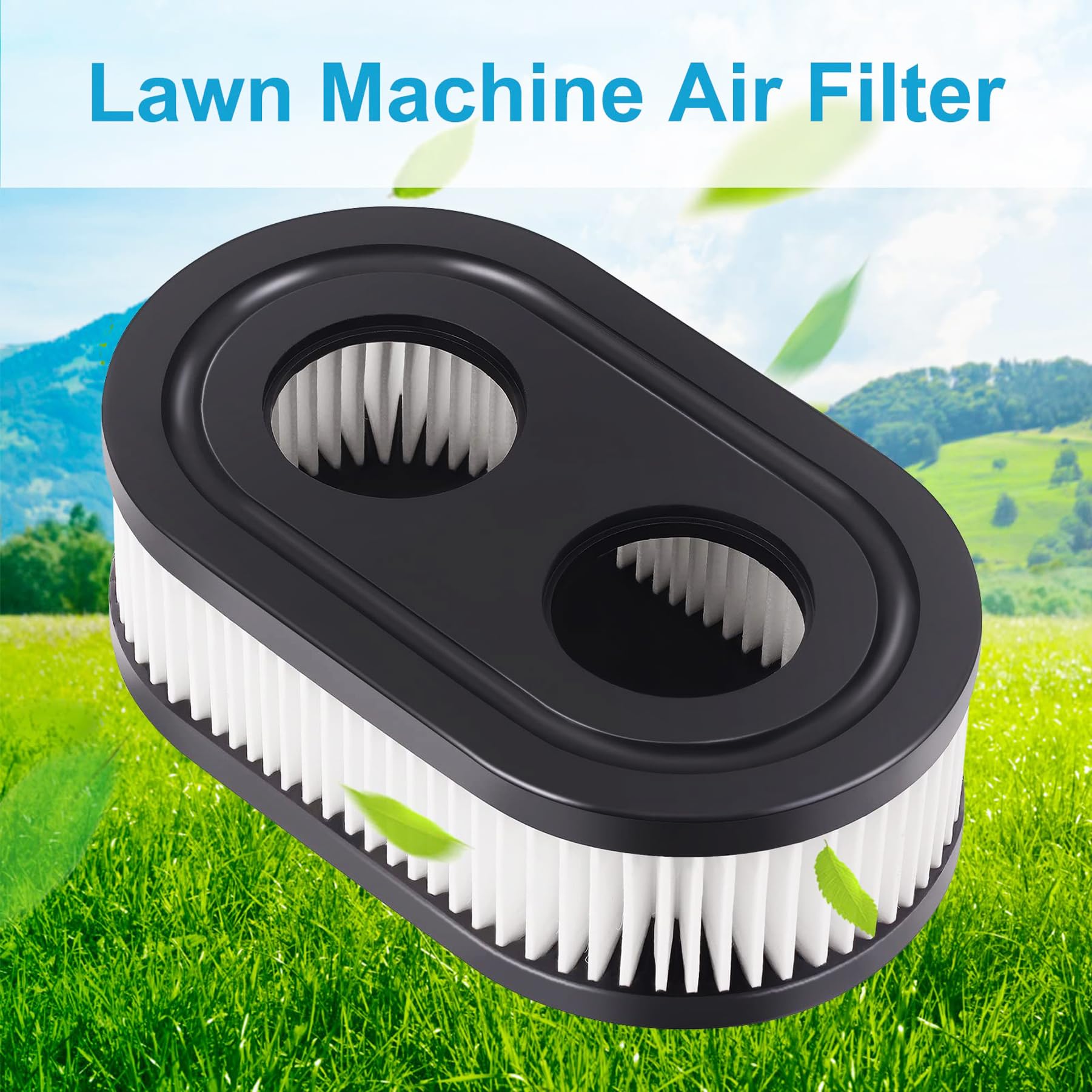 QuSkay mower air filter in use illustrates better airflow during mowing.