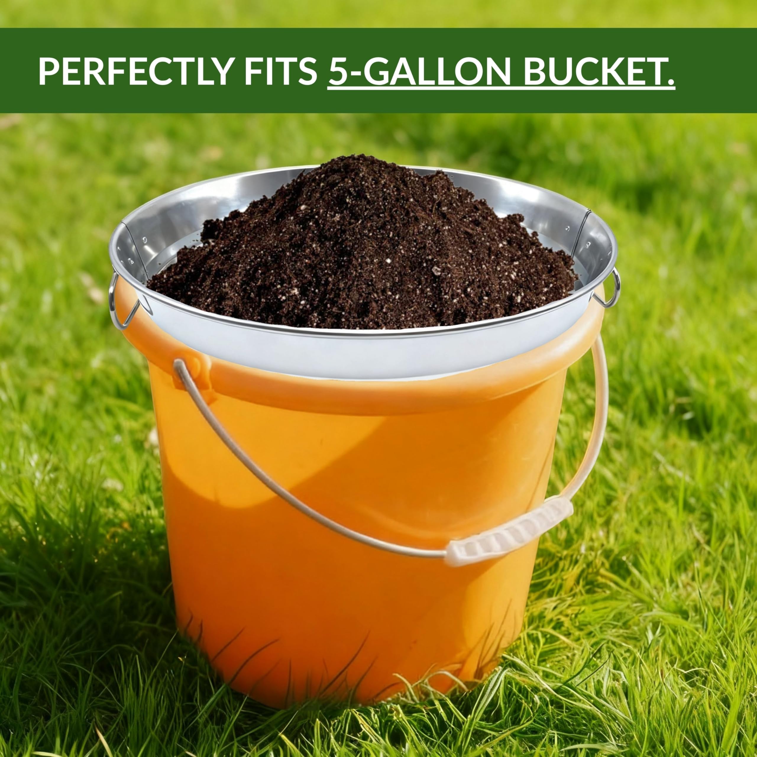 QUTIING fine mesh captures dirt and sawdust for cleaner, healthier soil.