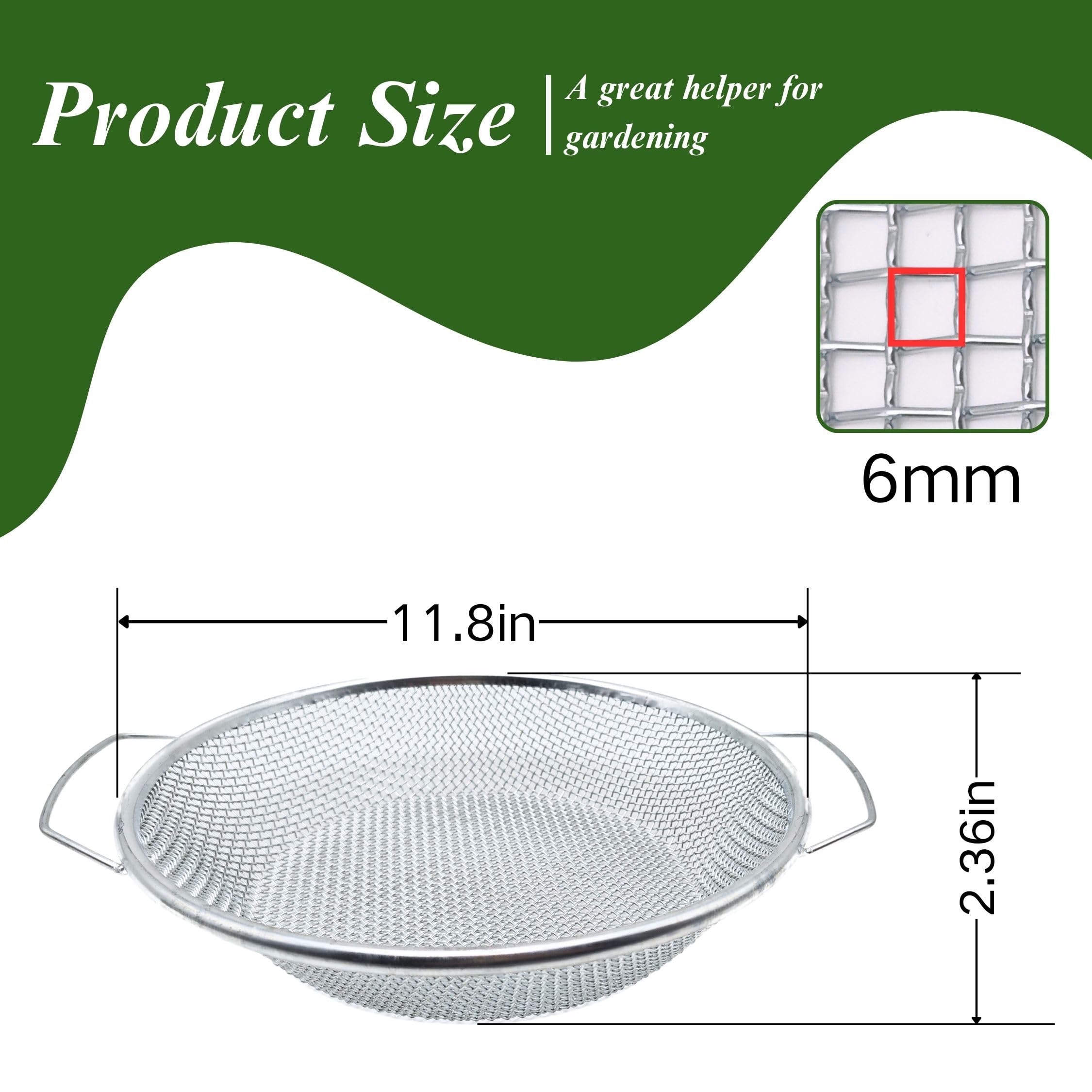 QUTIING galvanized sieve mesh 6mm shows durable construction for outdoor tasks