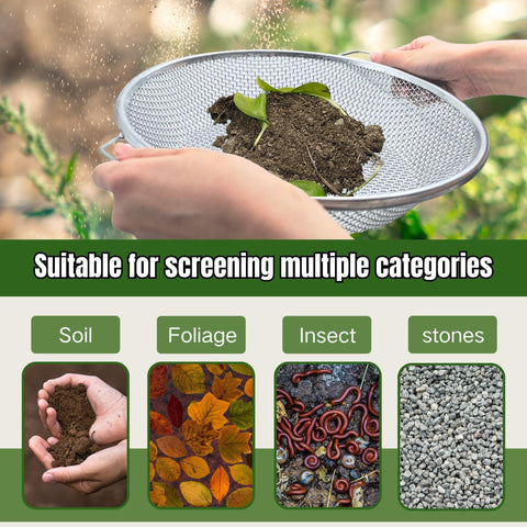 QUTIING sifter handle grip for comfortable, secure use during screening