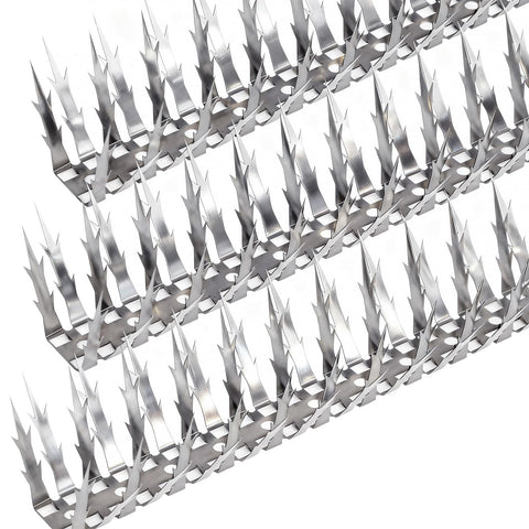 Quunoot bird spikes on outdoor installation deter pigeons and protect surfaces.
