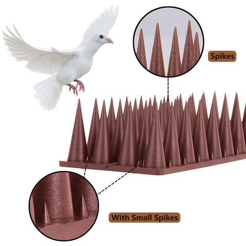 Quunoot Bird Spikes close-up, high-quality ABS for long-lasting deterrence