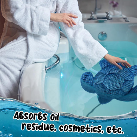 Quttisay hot tub scum absorber features honeycomb structure for efficient scum capture.