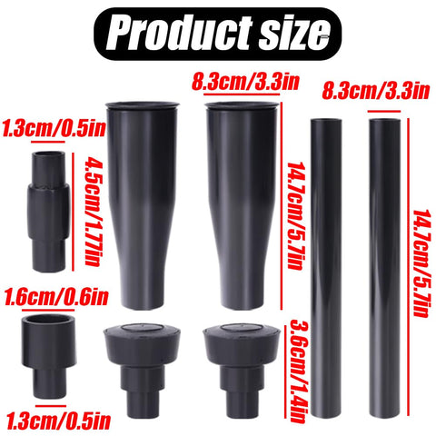 Quweiz fountain nozzle heads set with four interchangeable options for customization.