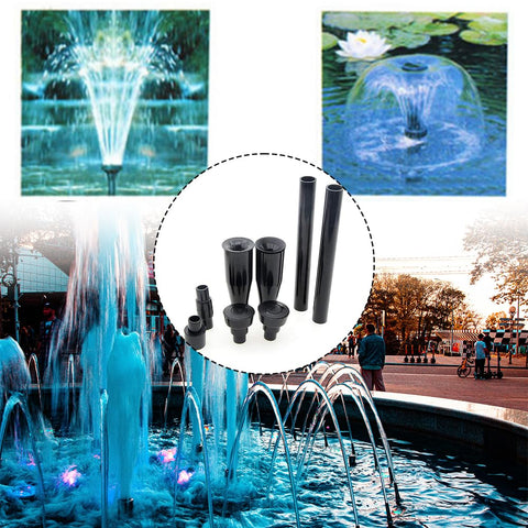 Quweiz garden pond nozzle for striking outdoor water features.