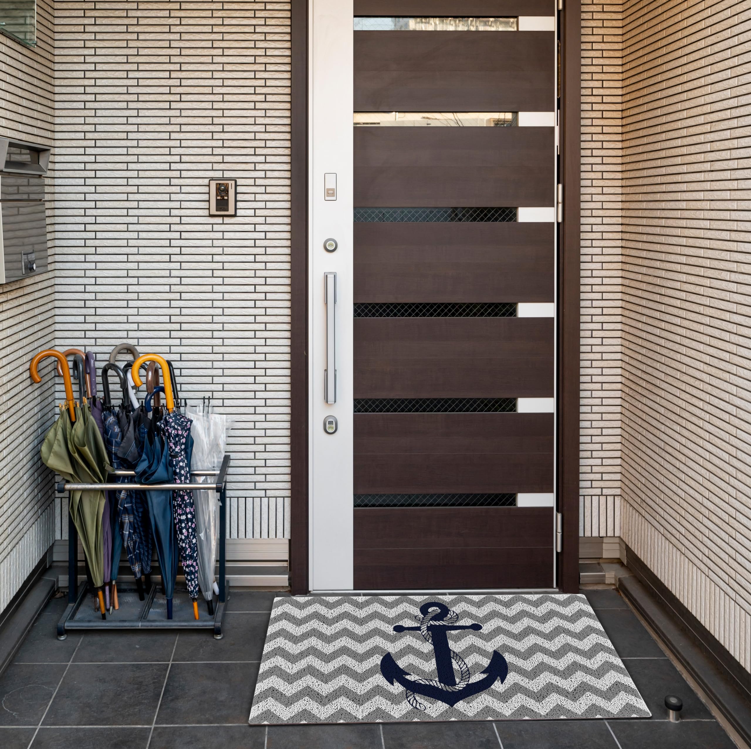 Qvapt nautical door mat; housewarming gift idea with practical outdoor decor