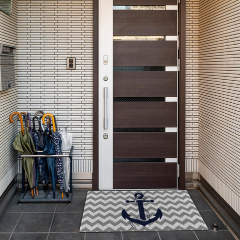 Qvapt nautical door mat; housewarming gift idea with practical outdoor decor