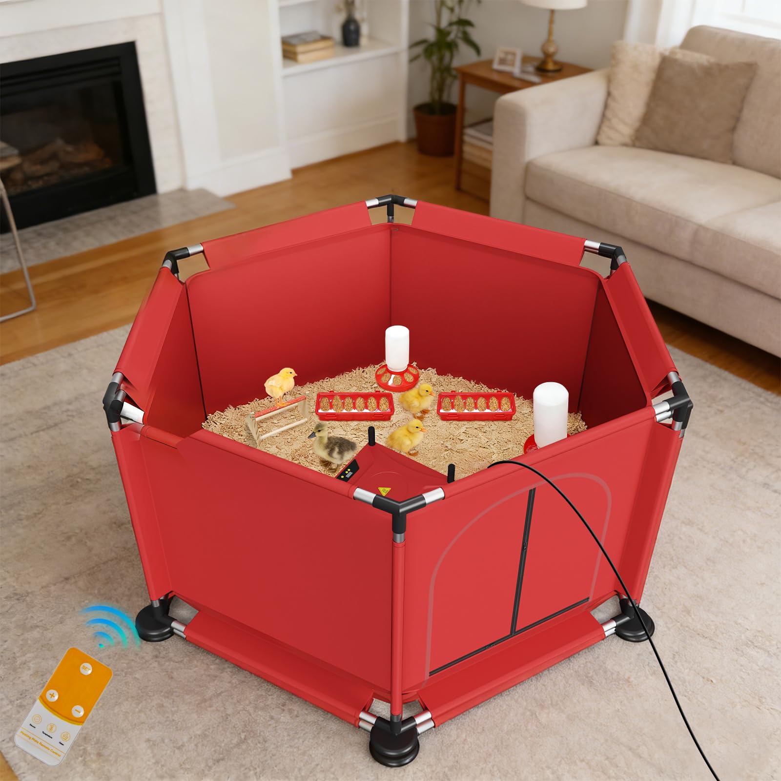 QVVCOOP Suitable for ducks and other young poultry in the same brooder.