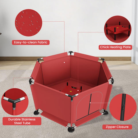 QVVCOOP Waterproof oxford cloth cover protects bedding and keeps space clean.