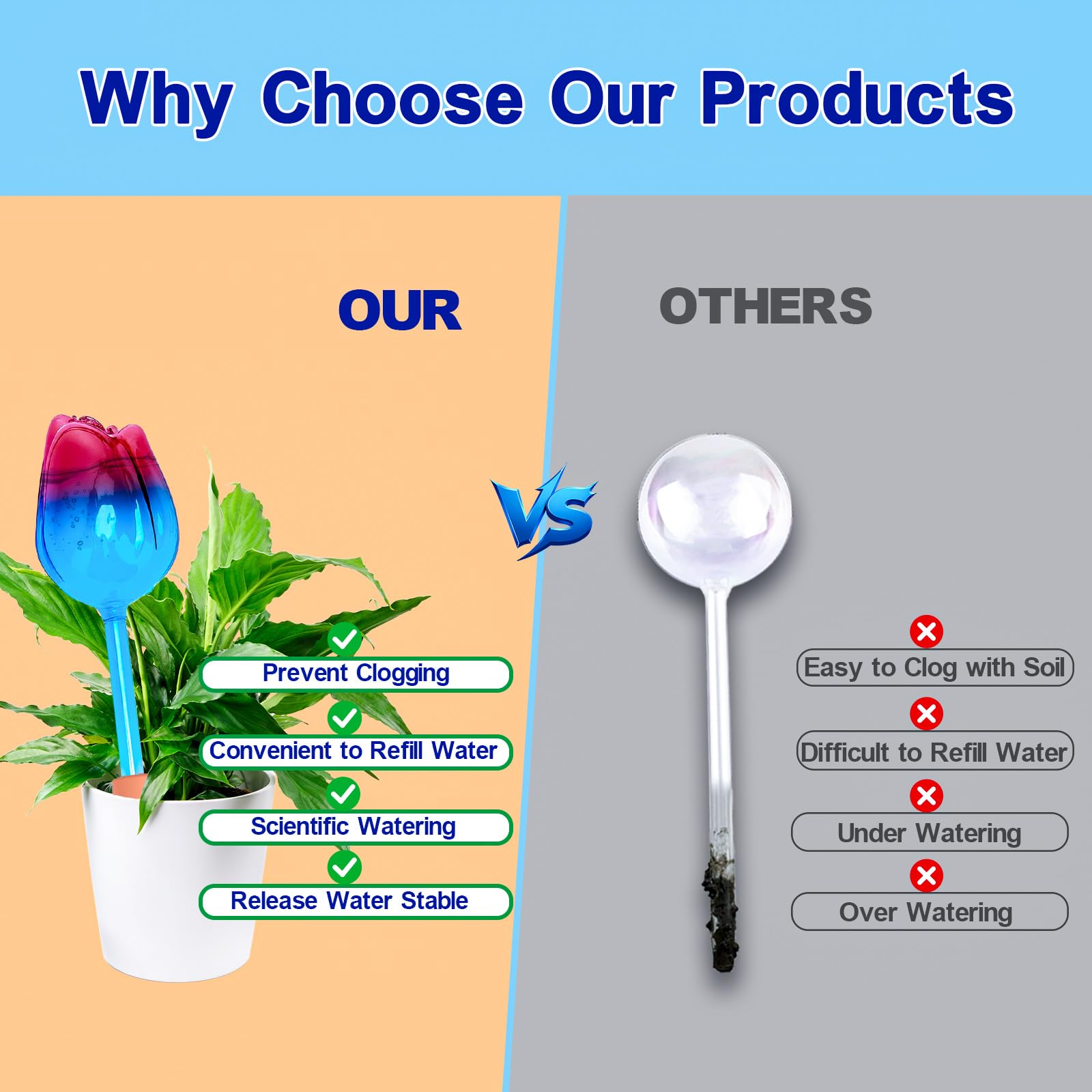 QWBthnk indoor plant set helps busy weeks with hands-off watering.