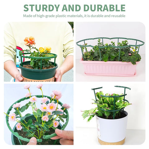 QWLWBU half-round ring helps shape plants for neat growth