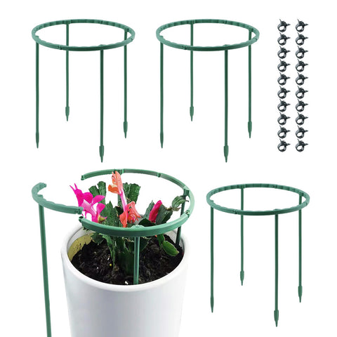 QWLWBU dark green plant clip supports stems without damage