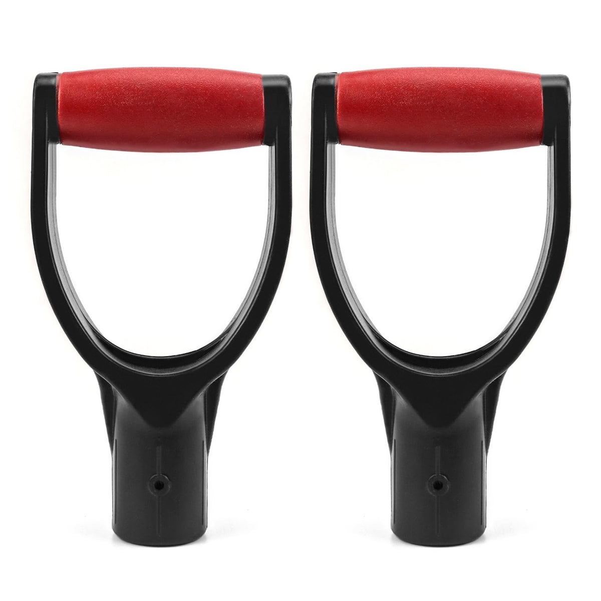 QWORK 2-pack spade handles with D-grip for 1-1/4 inch shovels.