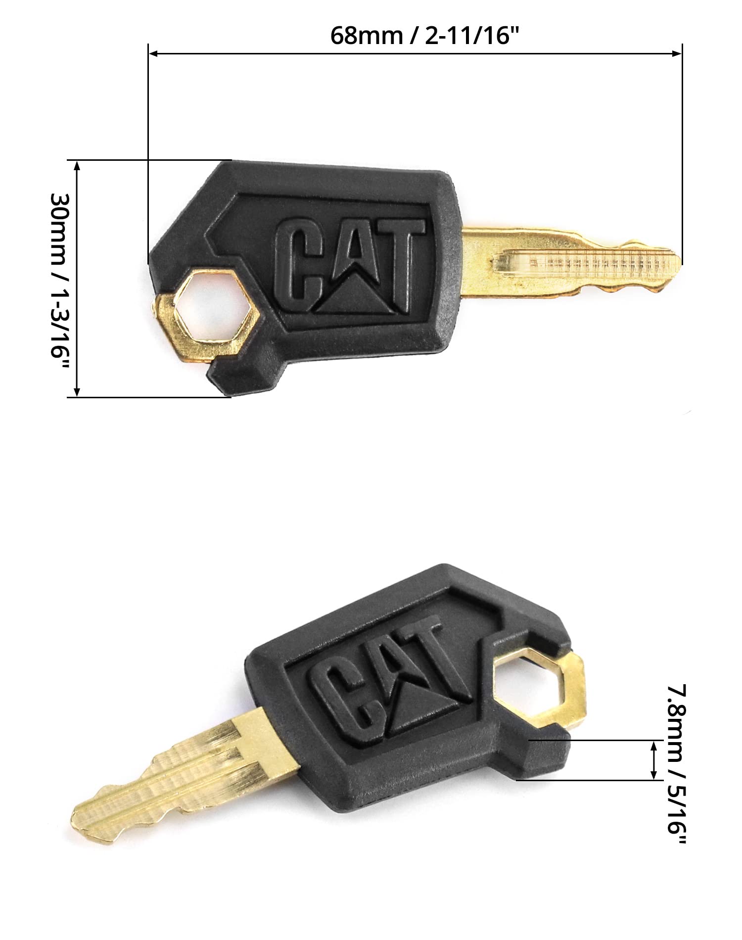 QWORK 5P8500 quality control stamp on key set