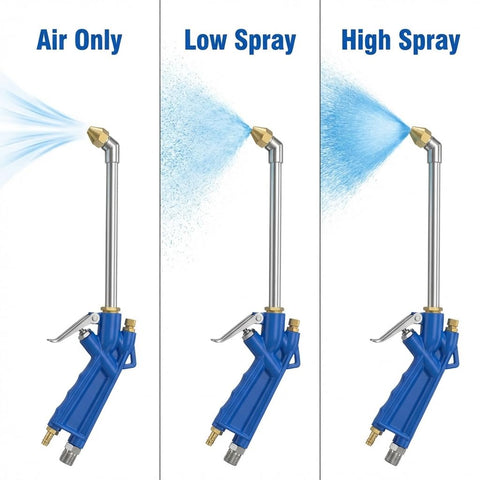 QWORK air blow gun ergonomic trigger design for comfortable extended use.