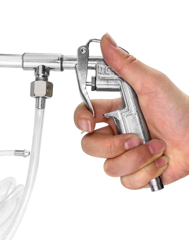QWORK 1/4-inch air inlet enables quick compressor hookup