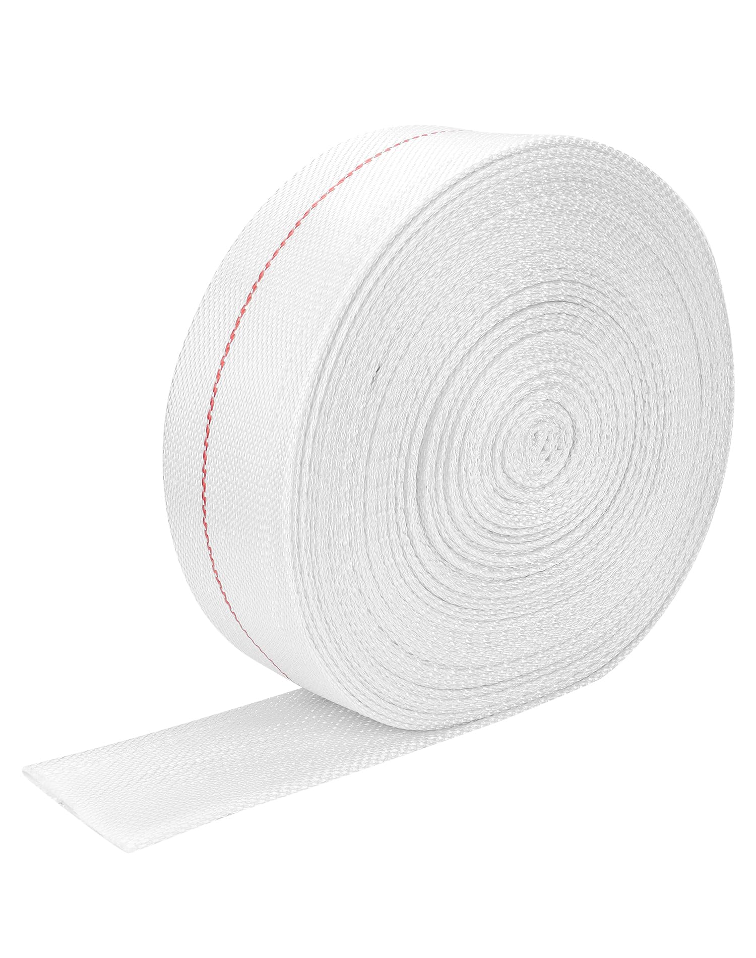 QWORK backwash hose coiled for easy storage and quick setup