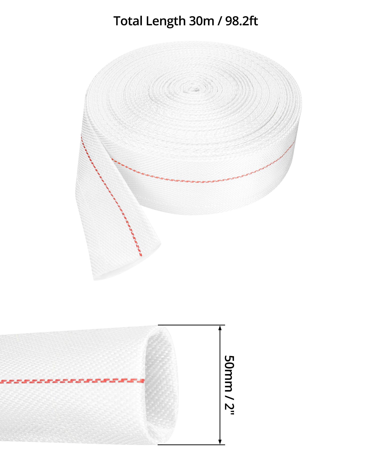 QWORK backwash hose end connectors shown for universal fittings