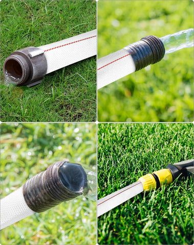 QWORK backwash hose polyester outer layer for durable outdoor use