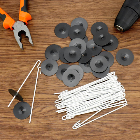 QWORK clips compatible with bird wire and pigeon fencing setups