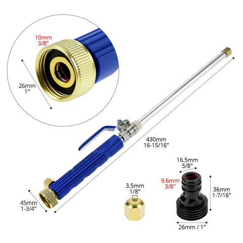 QWORK brass hose coupler provides durable, leak-free connections.