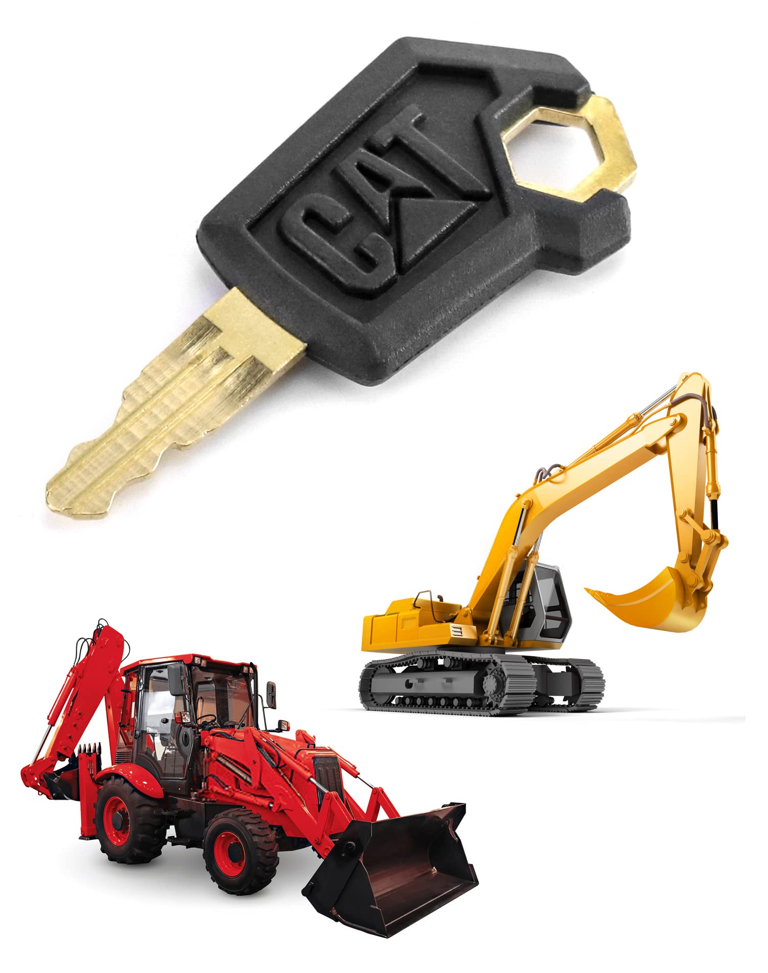 QWORK 5P8500 keys compatible with CAT heavy equipment