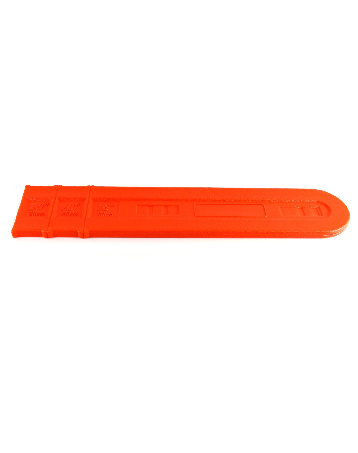 QWORK three-pack chain covers slide easily onto the chainsaw bar.