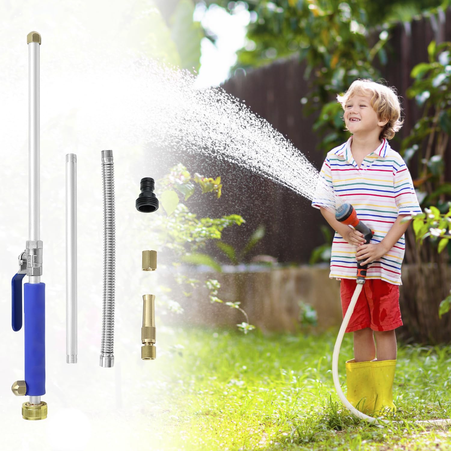 QWORK cleaning tool for window cleaning with streak-free potential.