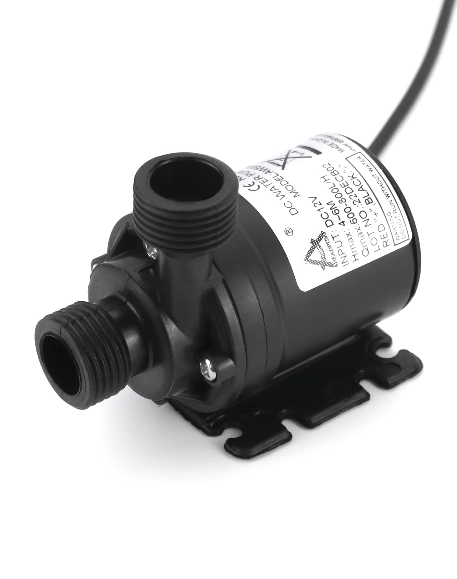 QWORK compact pump installation demonstrates flexible placement in tight spaces.