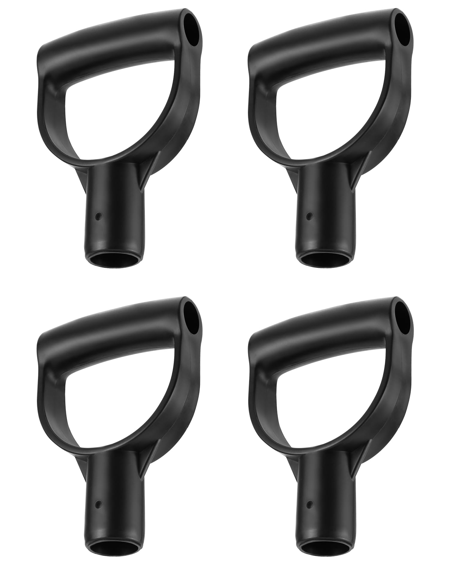 QWORK D grip handle for 1-1/8 inch shafts, durable PP build for daily garden use.