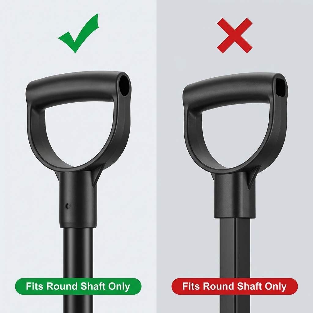 QWORK D grip handle pack of four for multiple tools and quick swaps.
