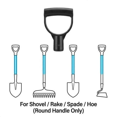 QWORK D grip handle ships as a four-pack; screws not included.