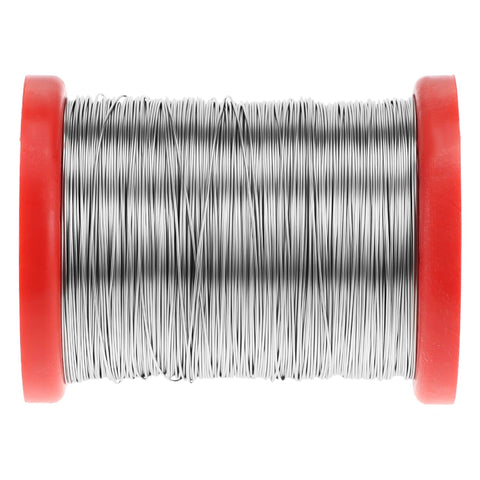 QWORK 0.55mm foundation wire works with embossed wax foundations for alignment.